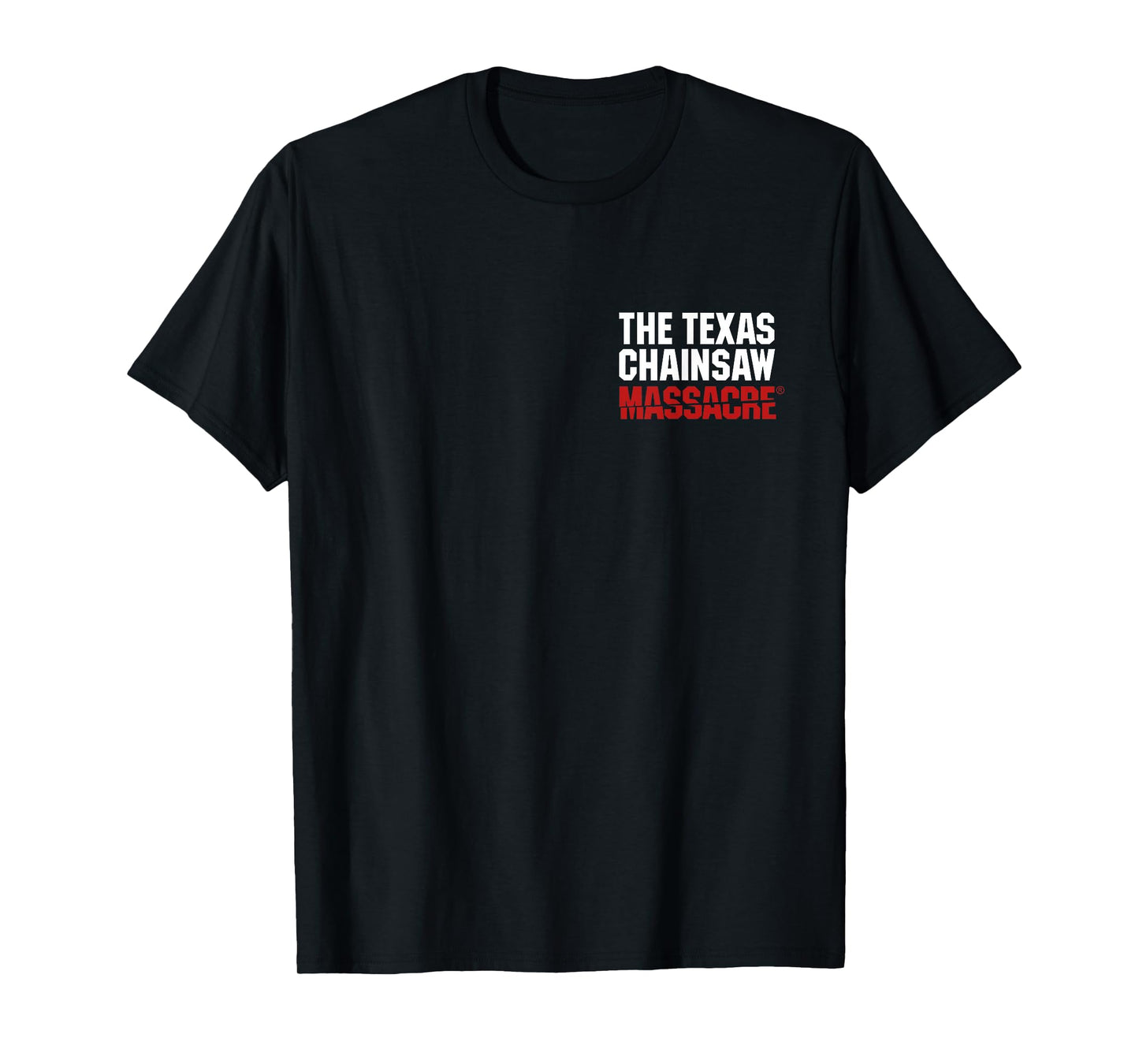 The Texas Chainsaw Massacre Front Back Leatherface Horror T-Shirt