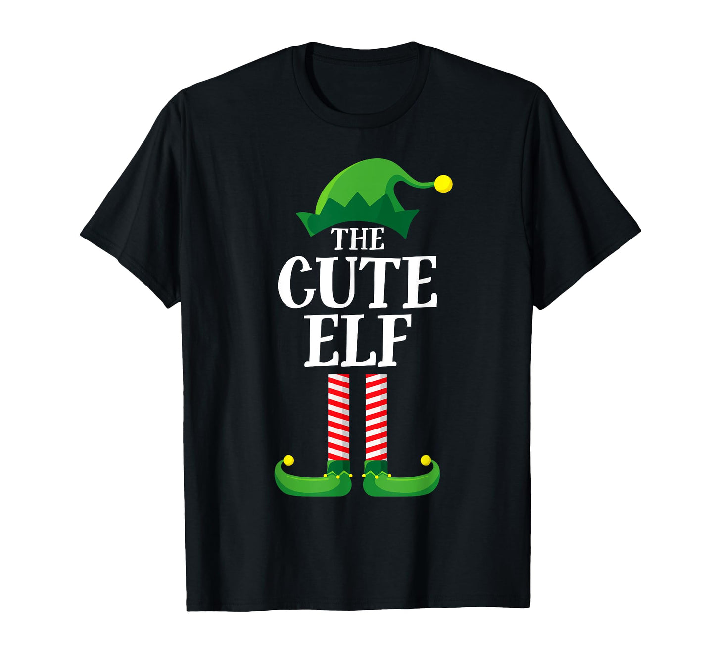 Cute Elf Matching Family Group Christmas Party Funny Elf T-Shirt