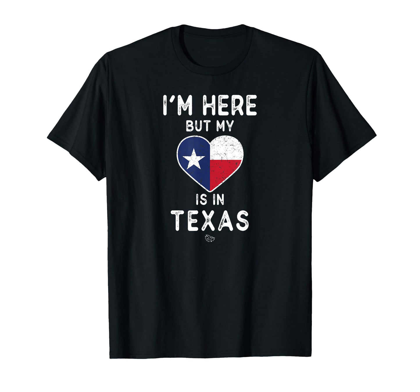 My Heart is in Texas Shirt - Texas Flag T-Shirt Gift T-Shirt