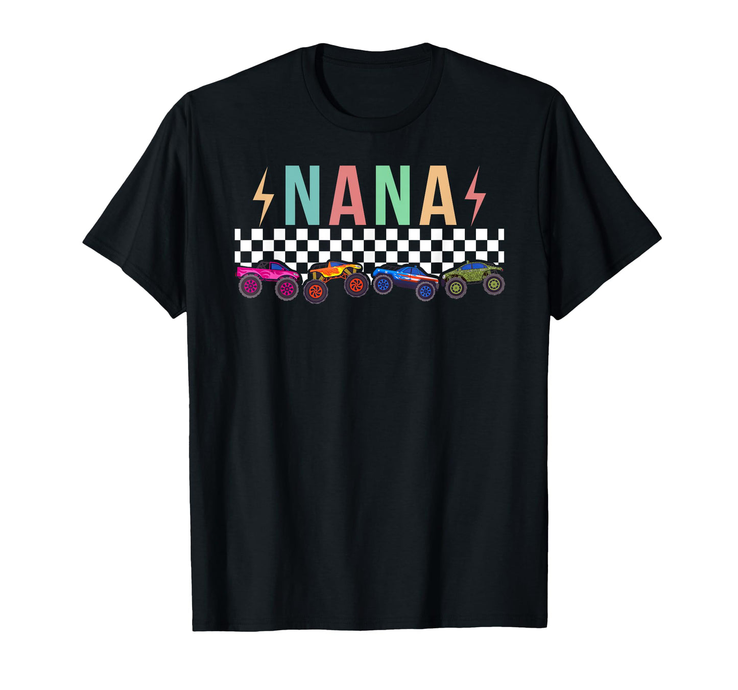 Nana Monster Truck Nana Grandma Proud Monster Truck Nana T-Shirt