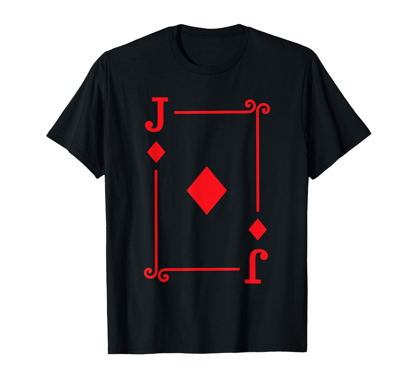 Playing Cards Costume - Jack Diamonds Card - Jack Card T-Shirt