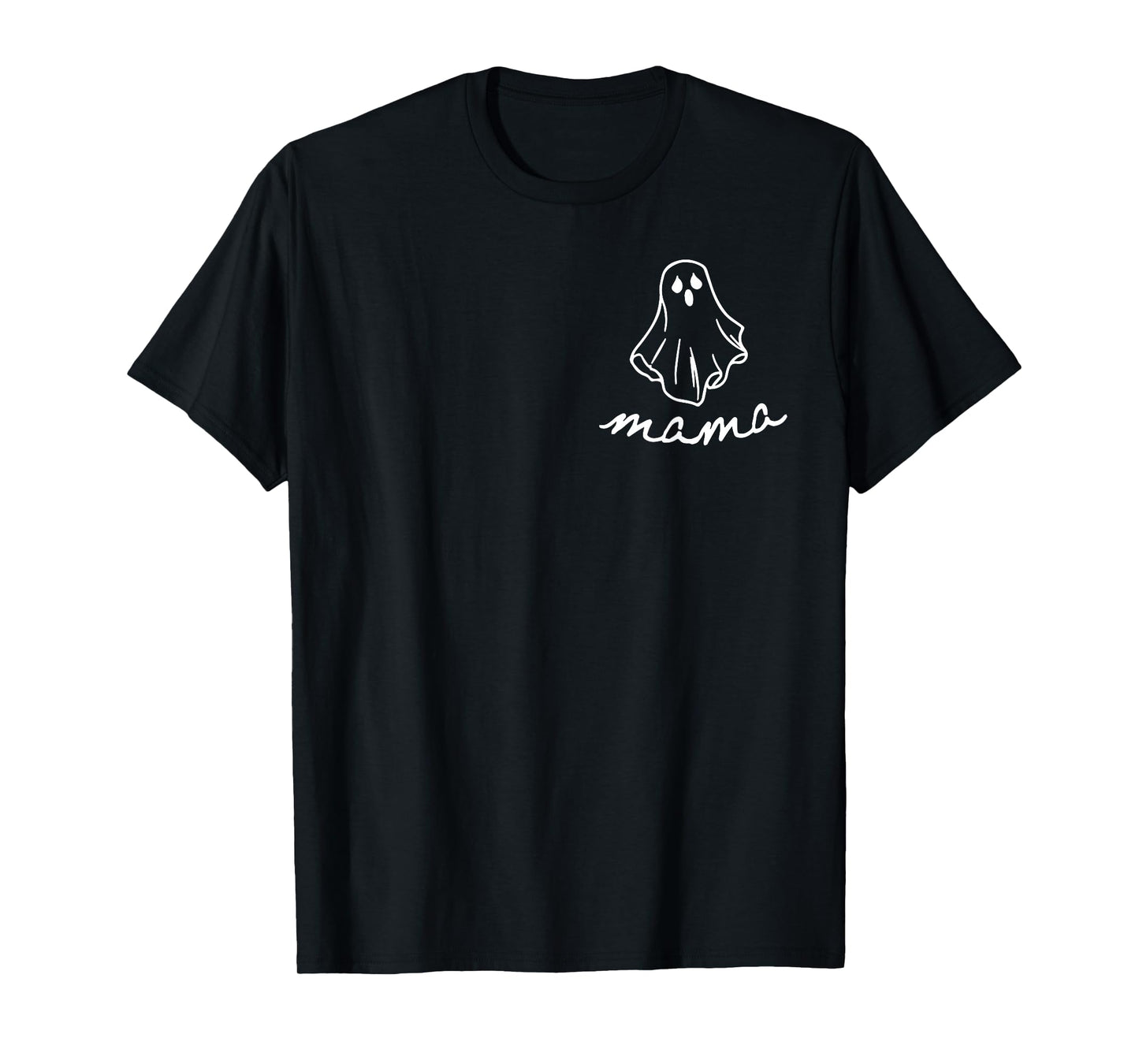 Mama Ghost Boo One Spooky Mama First Halloween Birthday Boy T-Shirt