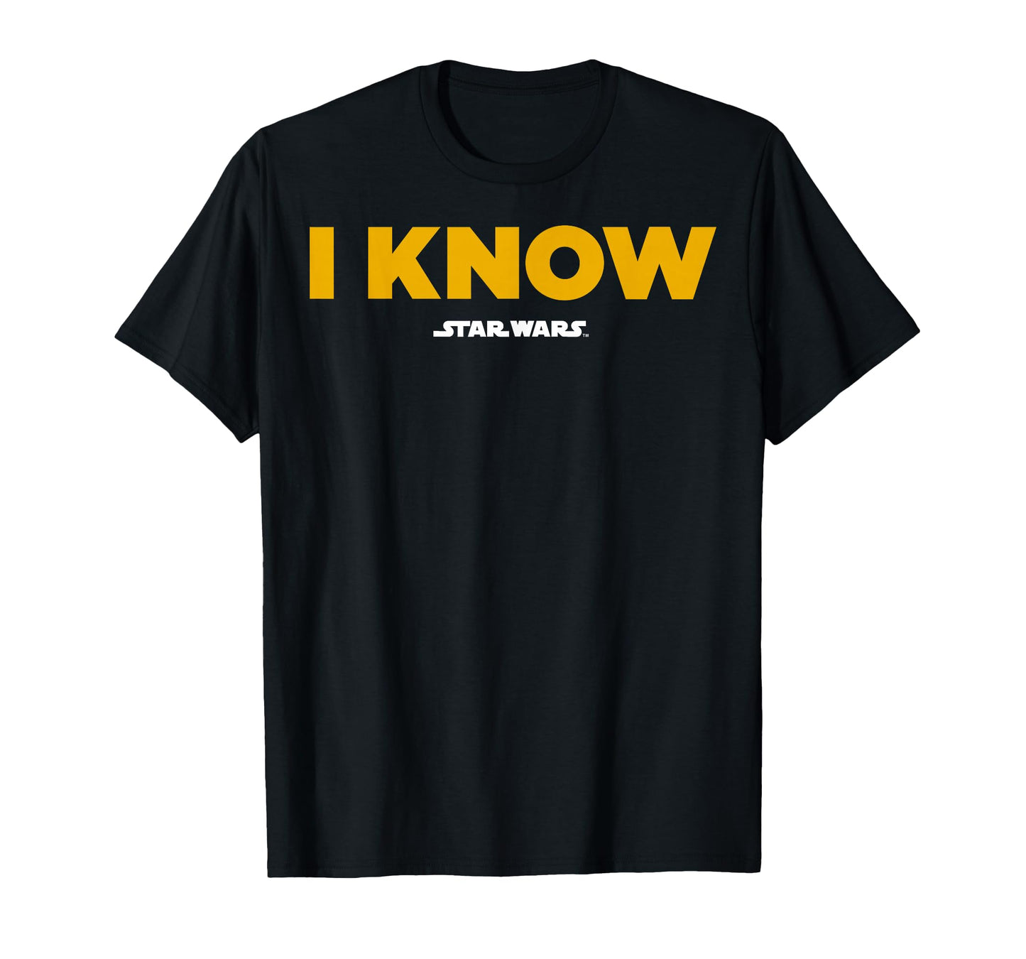 Star Wars Han Solo I Know Graphic T-Shirt T-Shirt