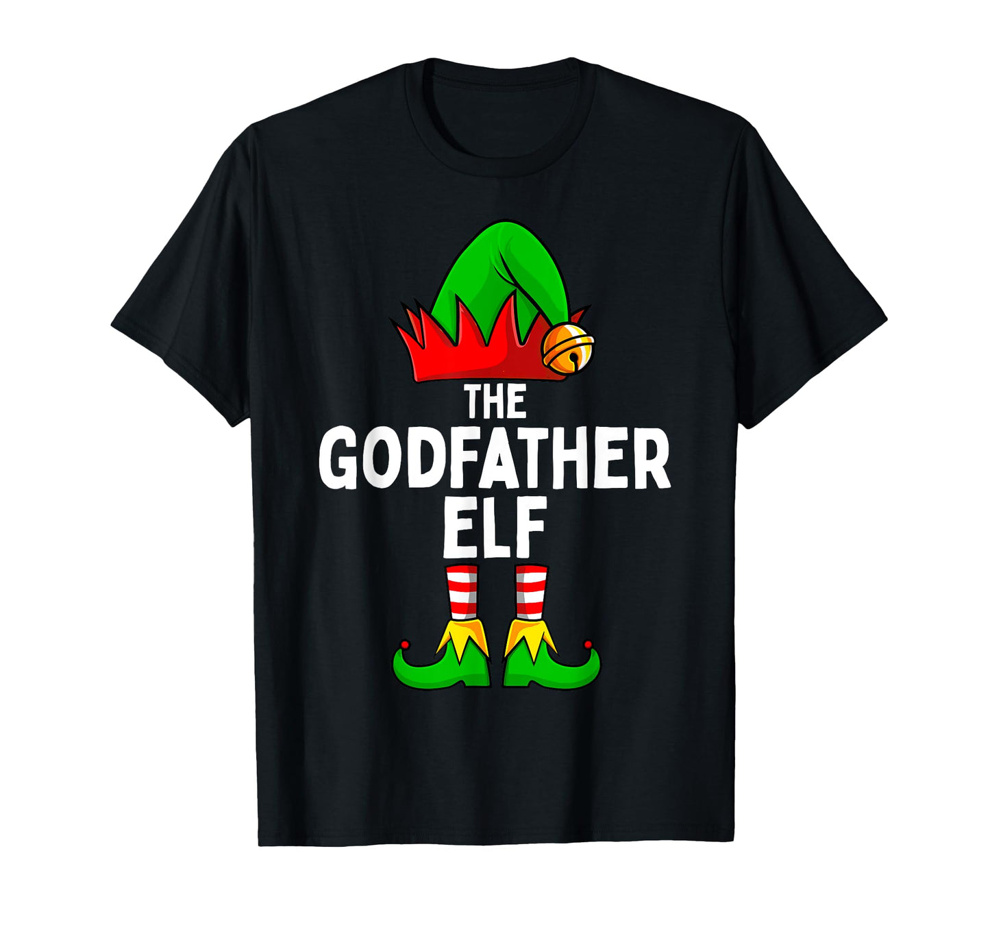 Godfather Elf Matching Family Christmas Men T-Shirt