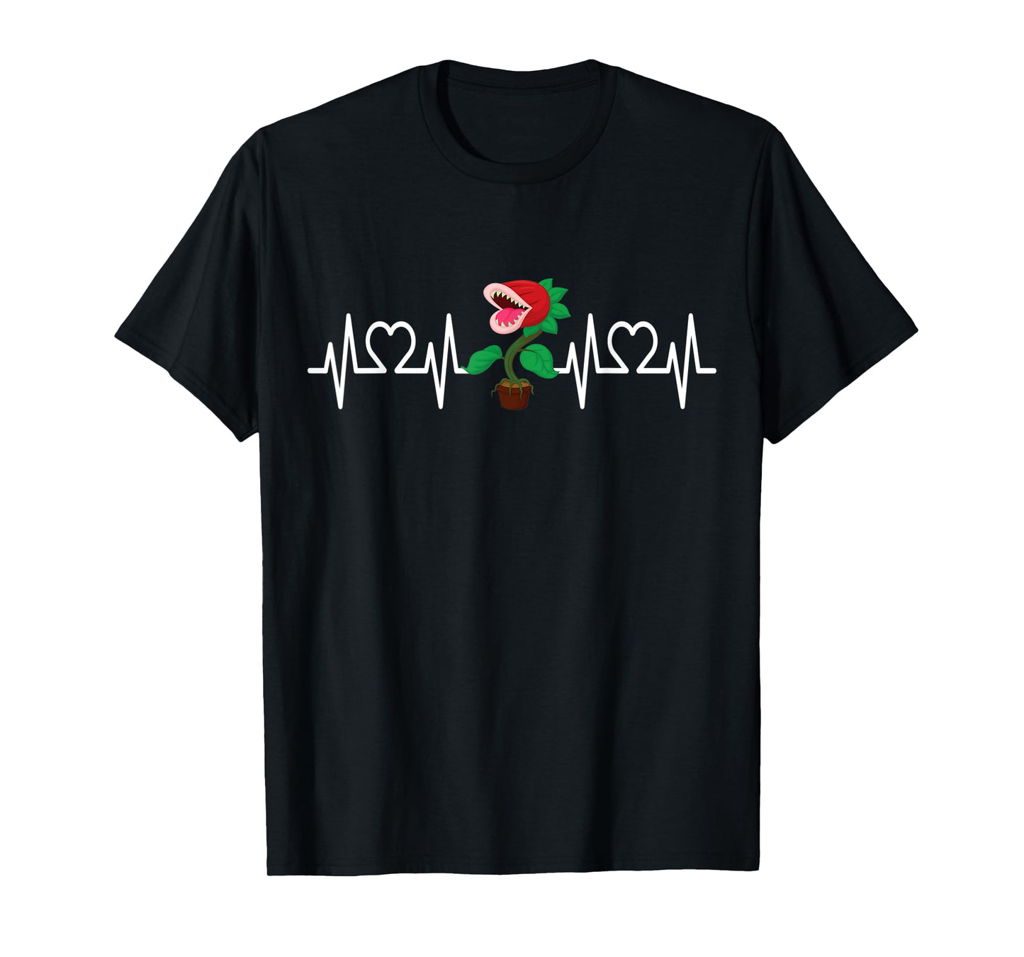 Heartbeat Venus Flytrap I Plant Monster I Venus Fly Trap T-Shirt