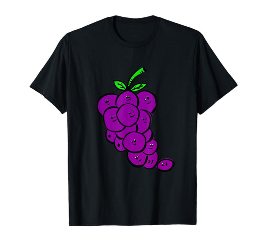 Funny Purple Grapes Vine Vineyard Fruit Gift T-Shirt