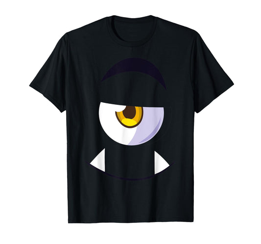 Cute Scary Monster Eyeball Face Halloween Costume Kids Boys T-Shirt