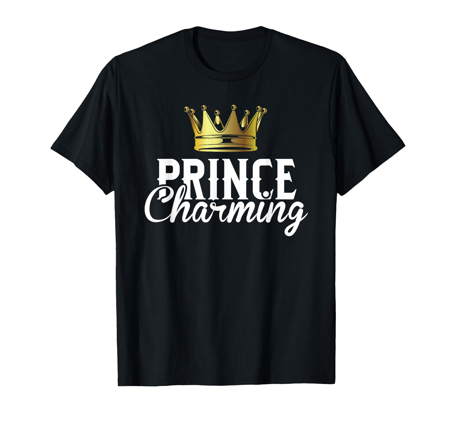 Prince Charming Funny Fairy Tale Halloween Lazy Costume T-Shirt