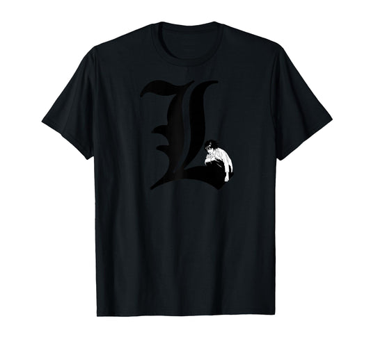 Death Note L Symbol Anime Raglan Baseball Tee