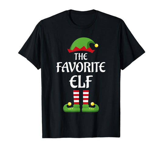Favorite Elf Family Matching Group Christmas T-Shirt