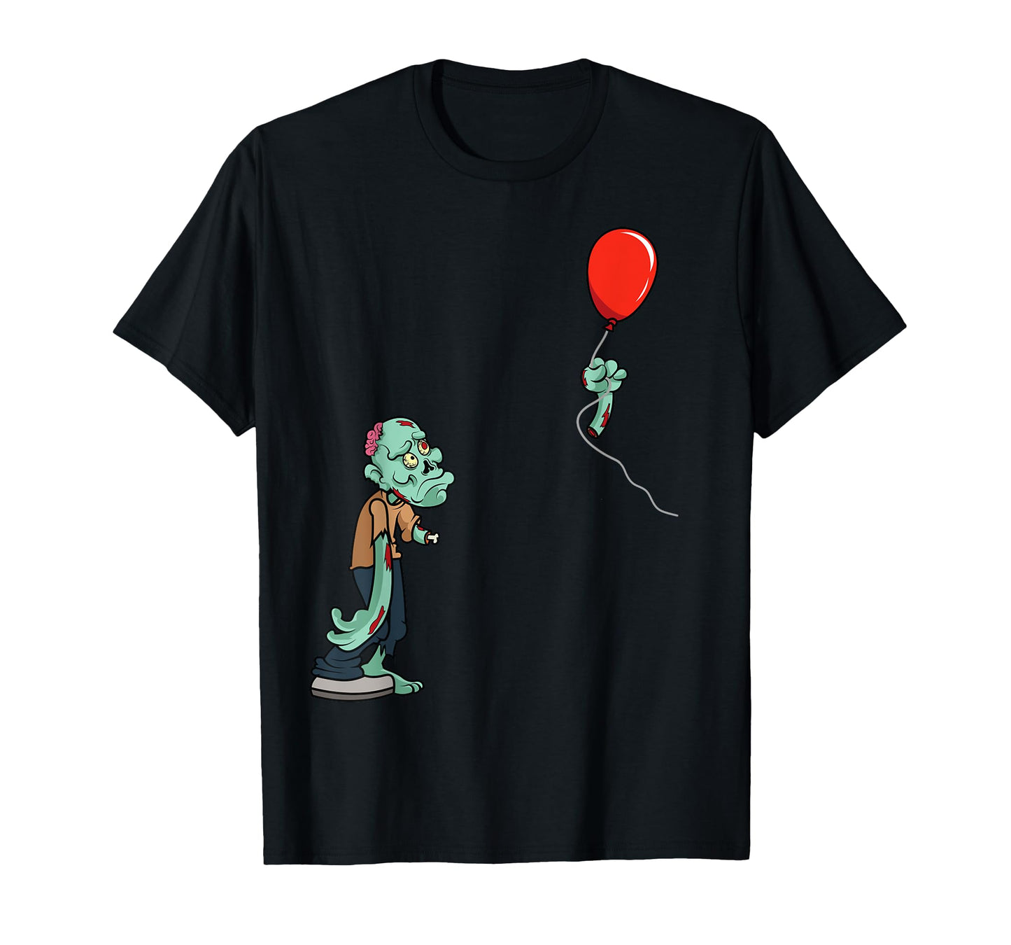 Halloween Funny Zombie Cut Off Arm Balloon Body Part Gift T-Shirt