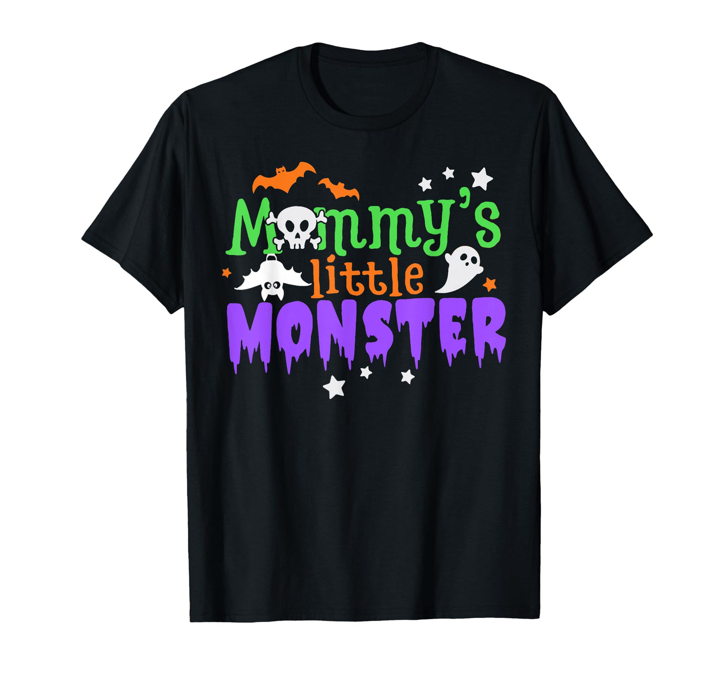 Mommy's Little Monster Halloween for Toddler Boys Girls Kids T-Shirt