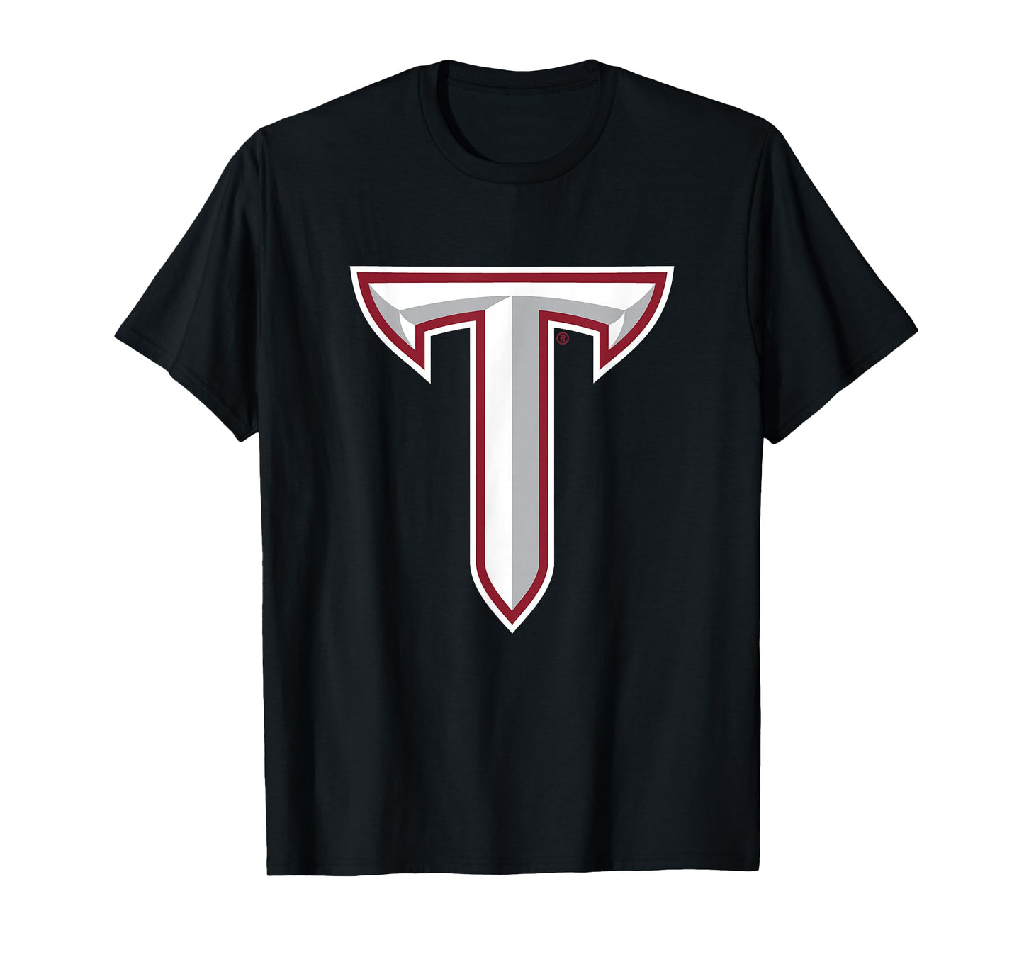 License Champs | Troy University Trojans | Official NCAA Merch | Black T-Shirt