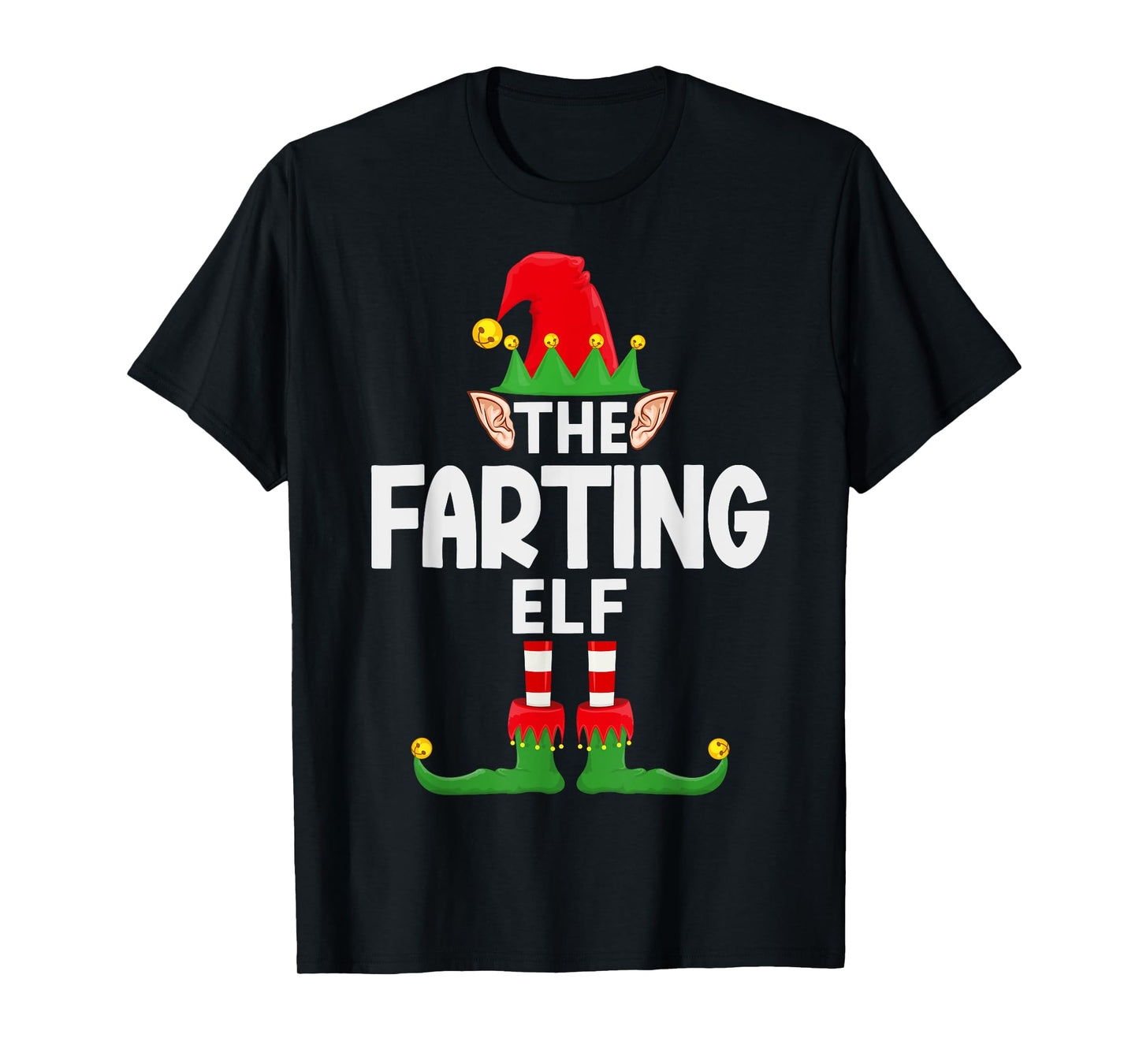 The Farting Elf Family Christmas Pajama Party T-Shirt