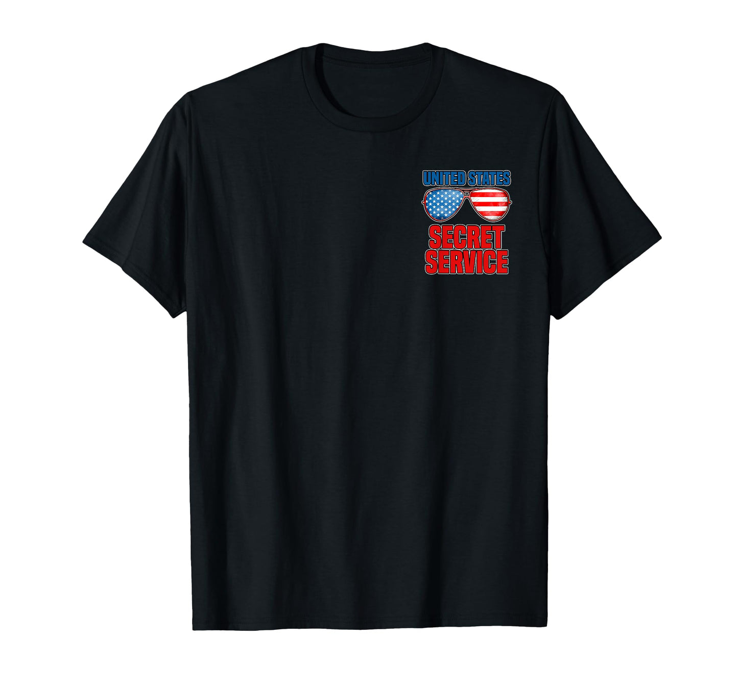 Patriotic Secret Service United States Sunglasses T-Shirt