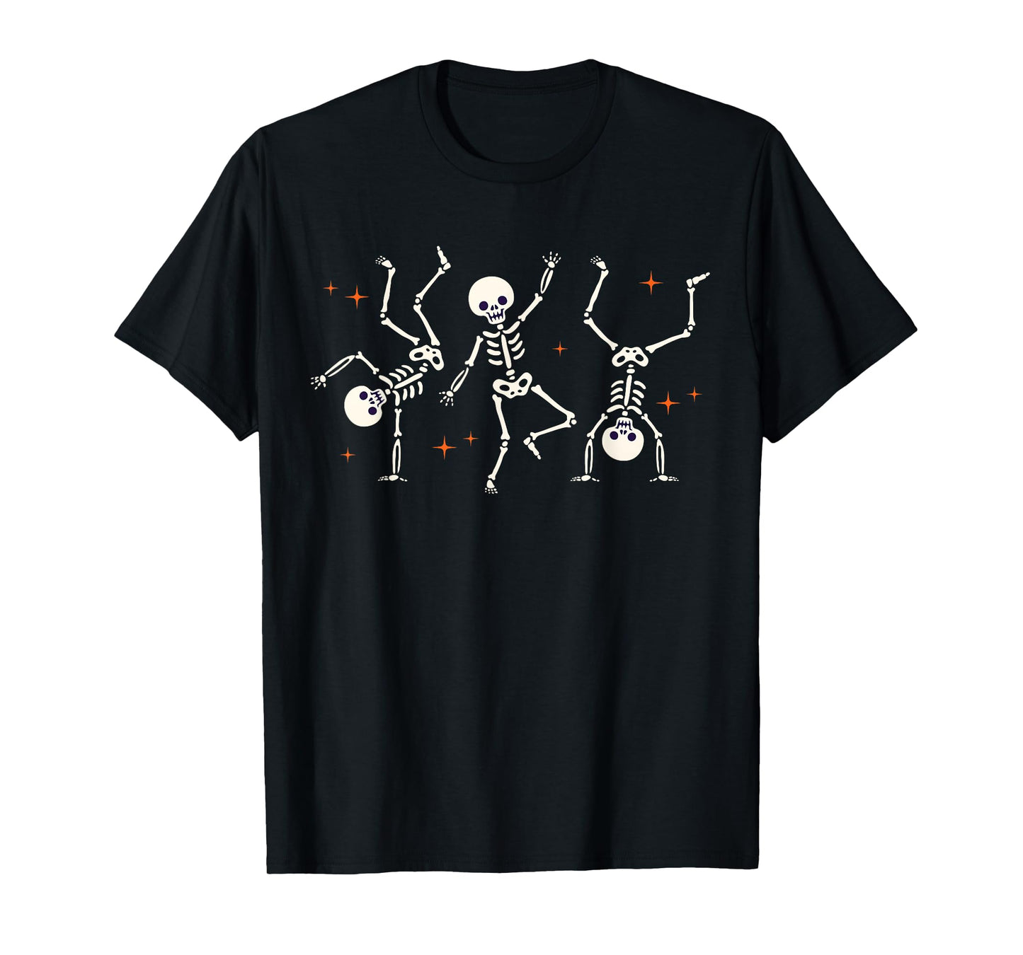 Dancing Skeletons Dance Challenge Halloween Scary Boys Girls T-Shirt