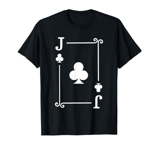 Playing Cards Costume - Jack Clubs Card - Jack Card T-Shirt