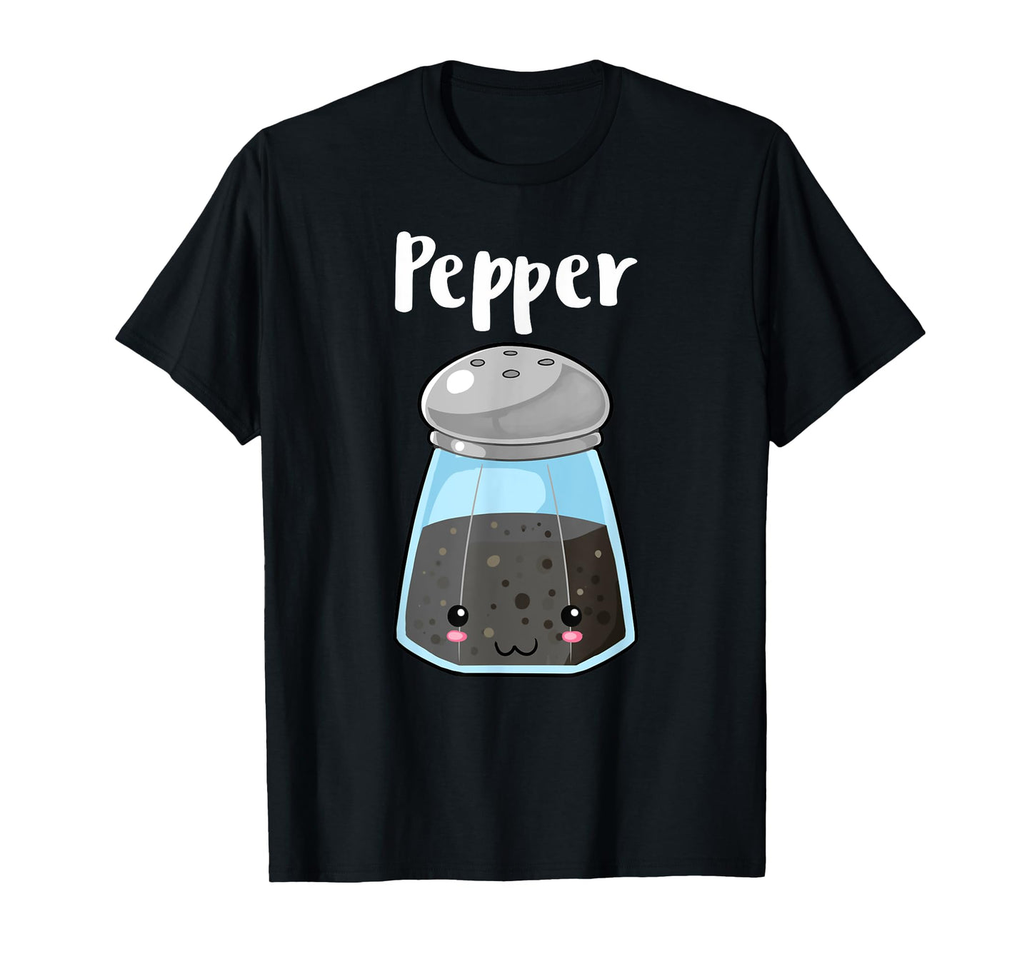 Kawaii Pepper Salt and Pepper Halloween Costume Match Shirts T-Shirt