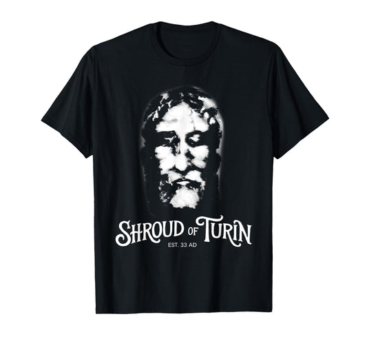 Shroud Of Turin Face of Jesus Christ Catholic T-Shirt