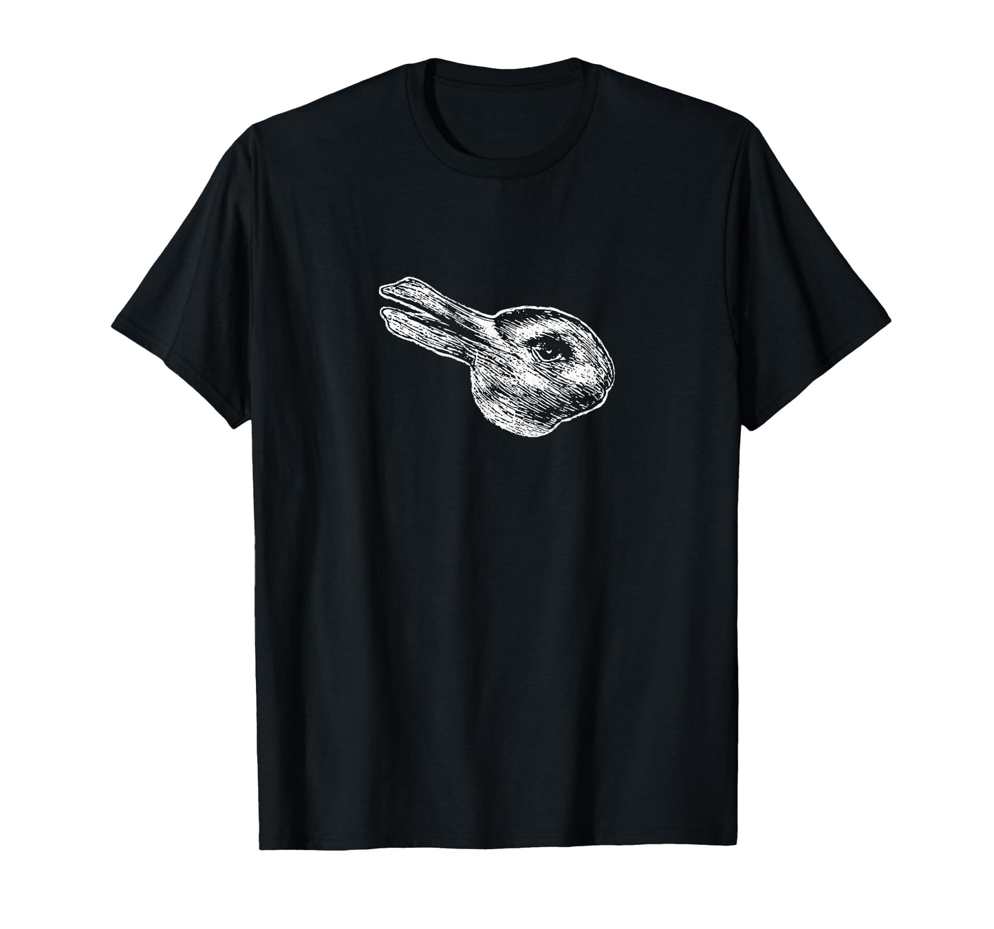 Wittgenstein Rabbit Duck Philosopher Optical Illusion Shirt T-Shirt