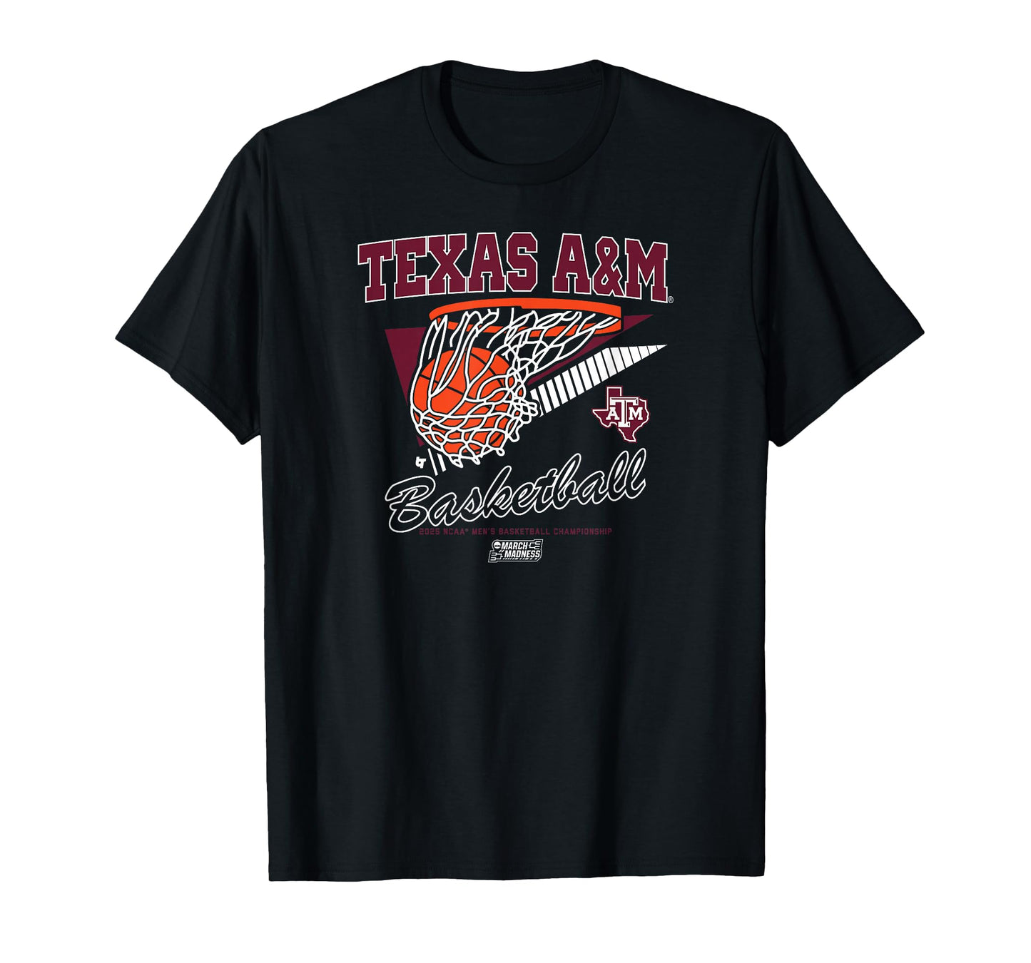 Texas A&M Aggies Basketball: 2025 March Madness NCAA T-Shirt