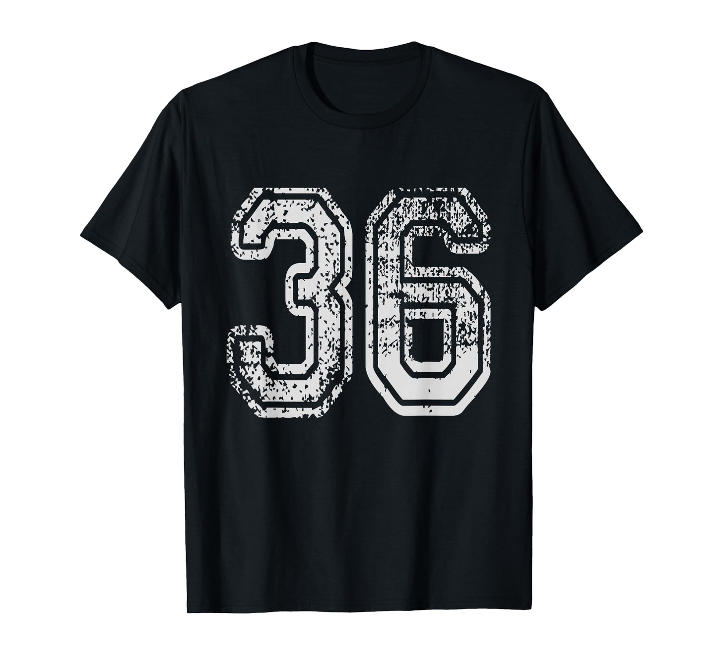 Team Jersey Uniforms Number 36 School Sports 36th Birthday T-Shirt