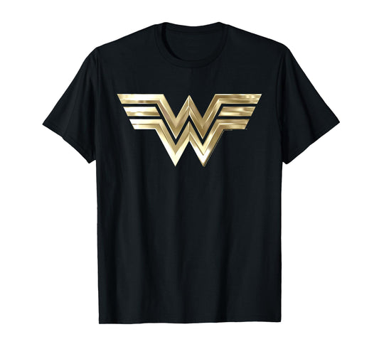 Kids DC Comics Wonder Woman 1984 Gold Logo T-Shirt