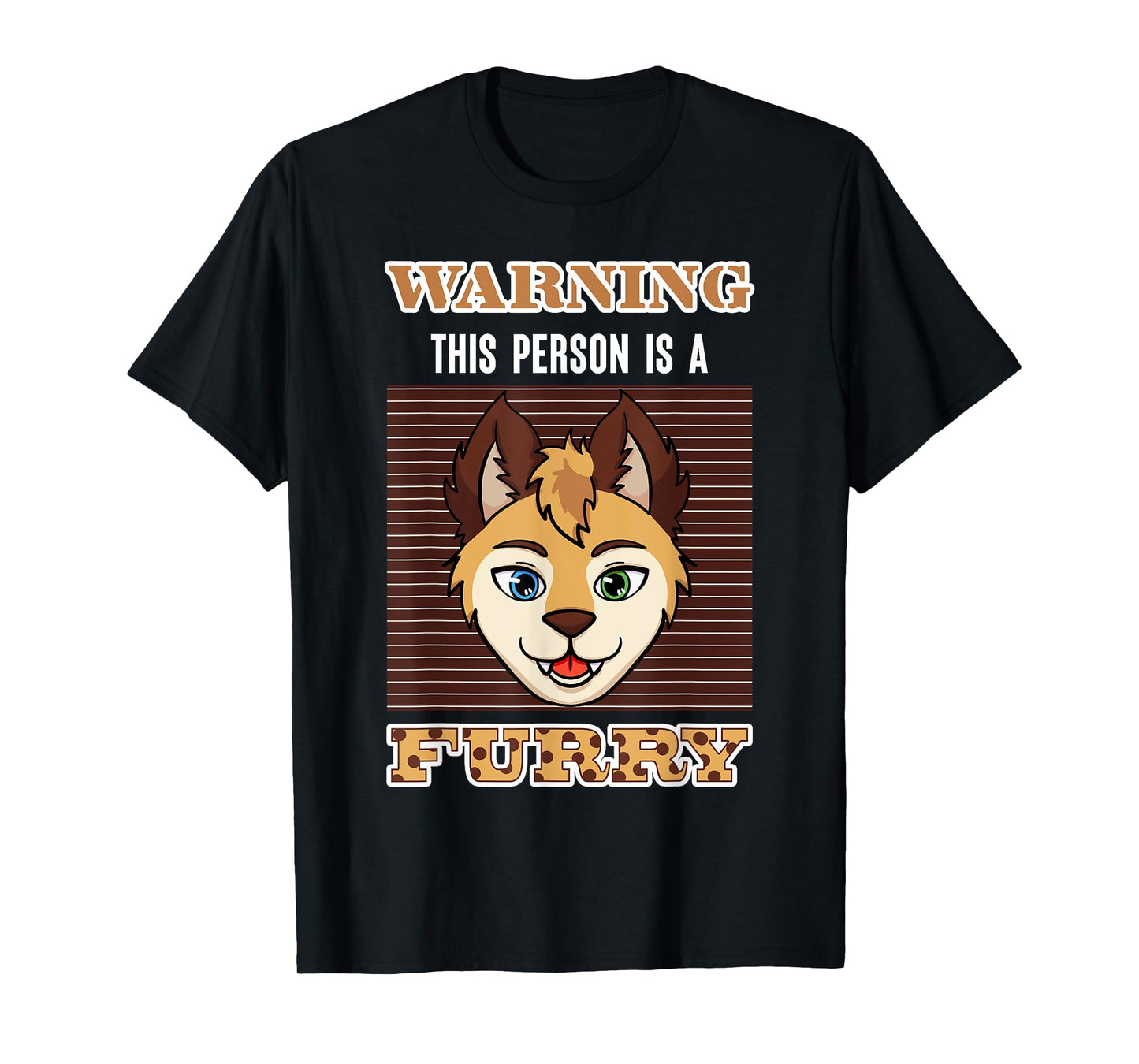 Cosplay Costume Anime Characters Cosplayer Warning Furry T-Shirt