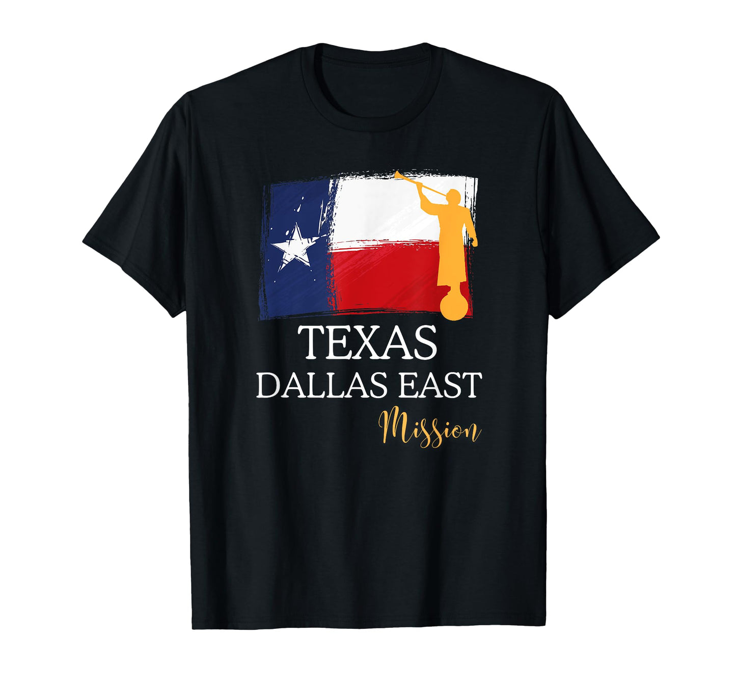 Texas Dallas East Mormon LDS Mission Missionary T-Shirt