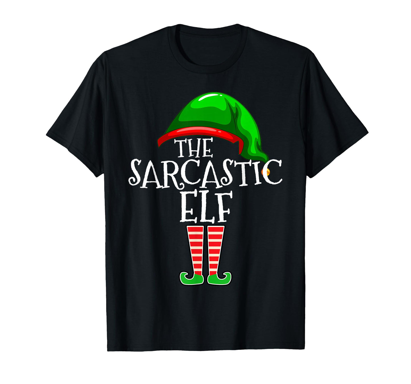 The Sarcastic Elf Family Matching Group Christmas Funny T-Shirt