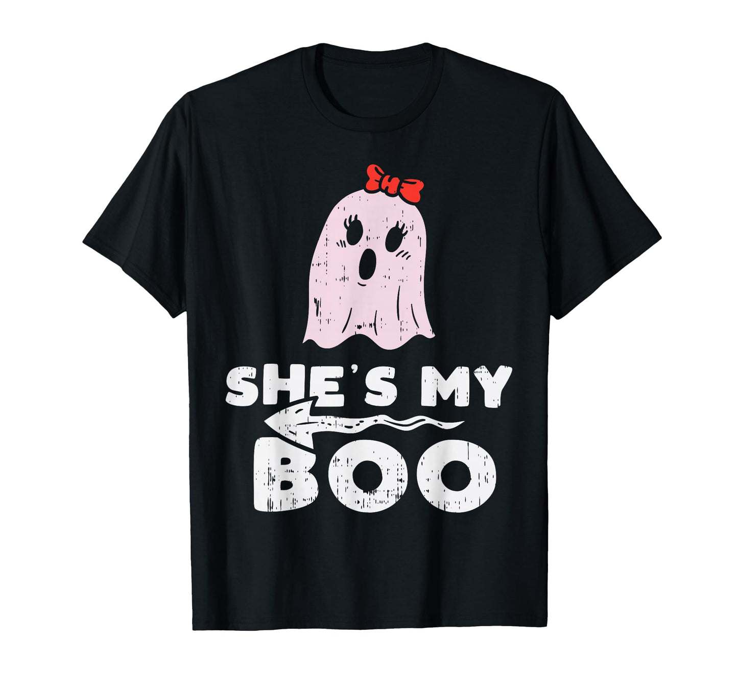 Shes My Boo Cute Matching Couple Halloween Costume Boyfriend T-Shirt