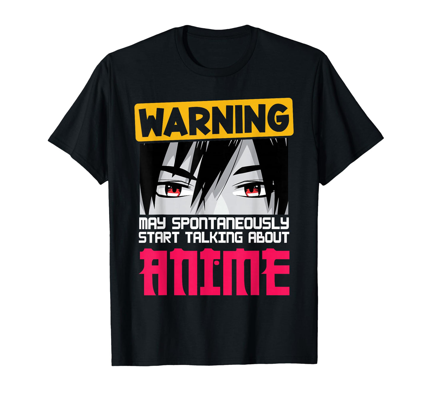 Warning May Spontaneously Start Talking About Anime Boys T-Shirt