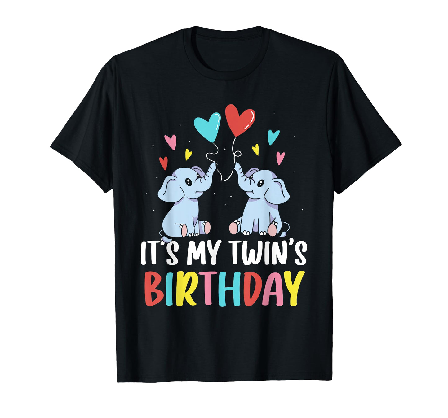 It's My Twin's Birthday Twin Cute Twins Celebrate T-Shirt