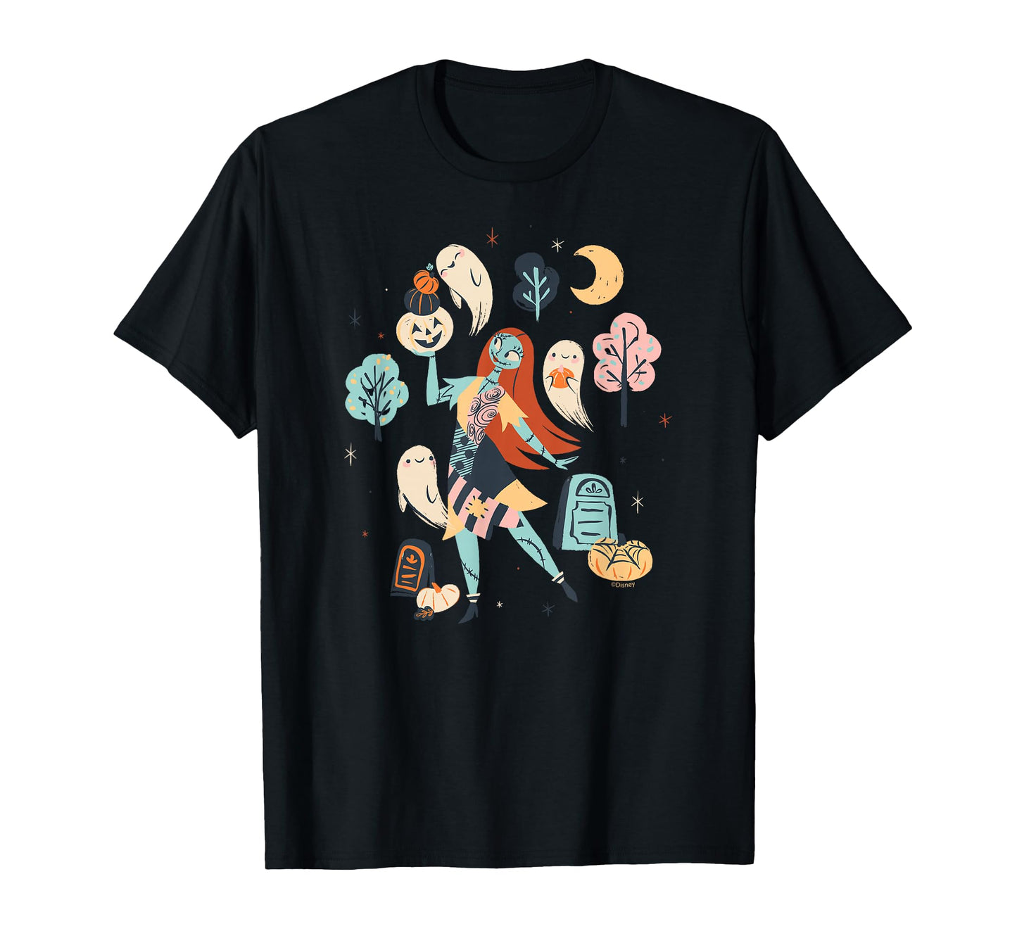 Disney The Nightmare Before Christmas Sally Ghost Halloween T-Shirt