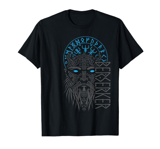 Berserker & Viking Compass - Nordic Odin Design T-Shirt