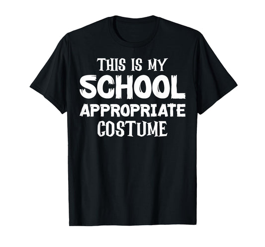 This Is My School Appropriate Costume Ghost Halloween T-Shirt