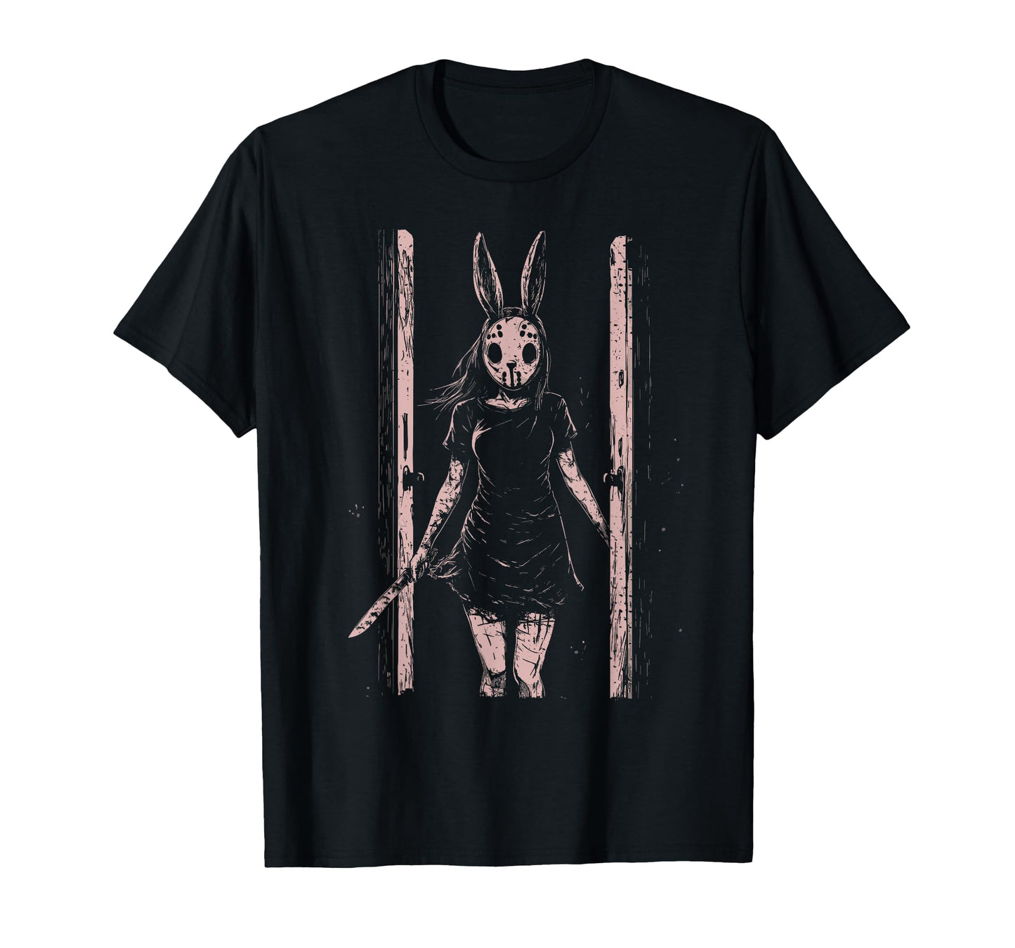 Anime Horror Bunny Aesthetic Soft Grunge Waifu Japanese Girl T-Shirt