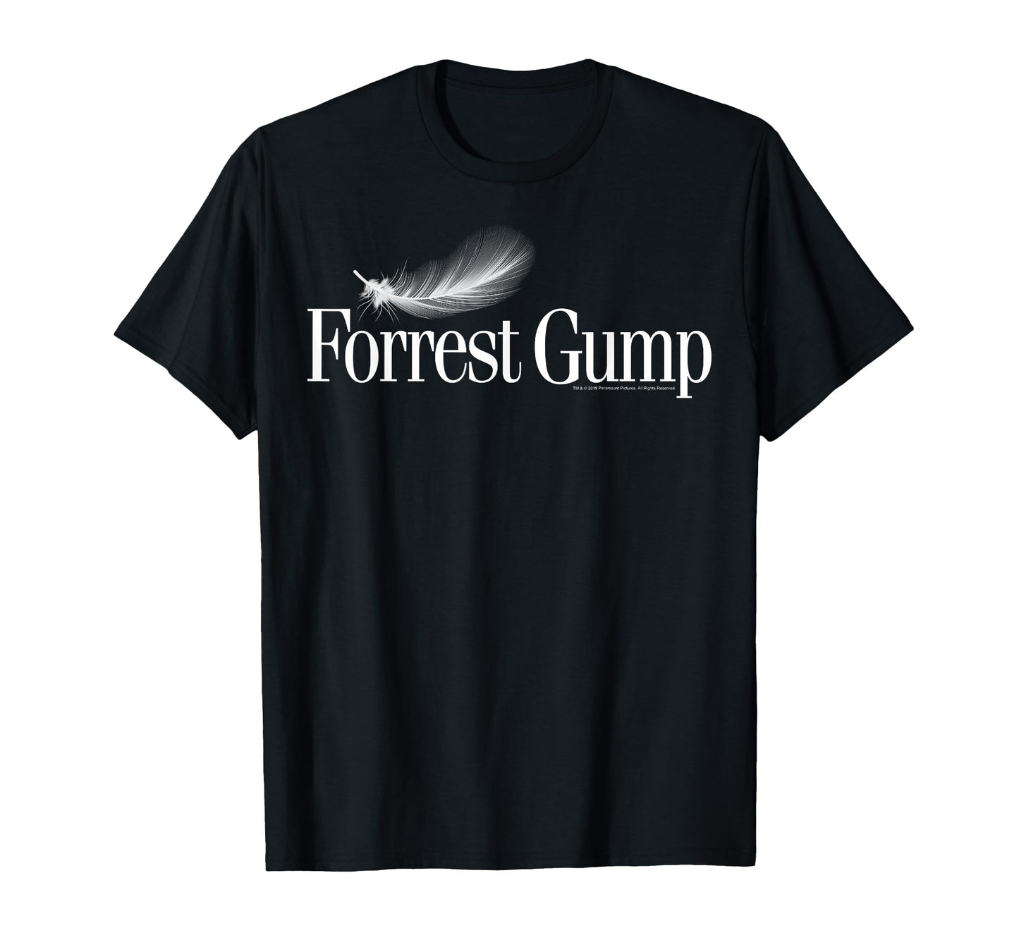 Forrest Gump Feather Title Logo T-Shirt