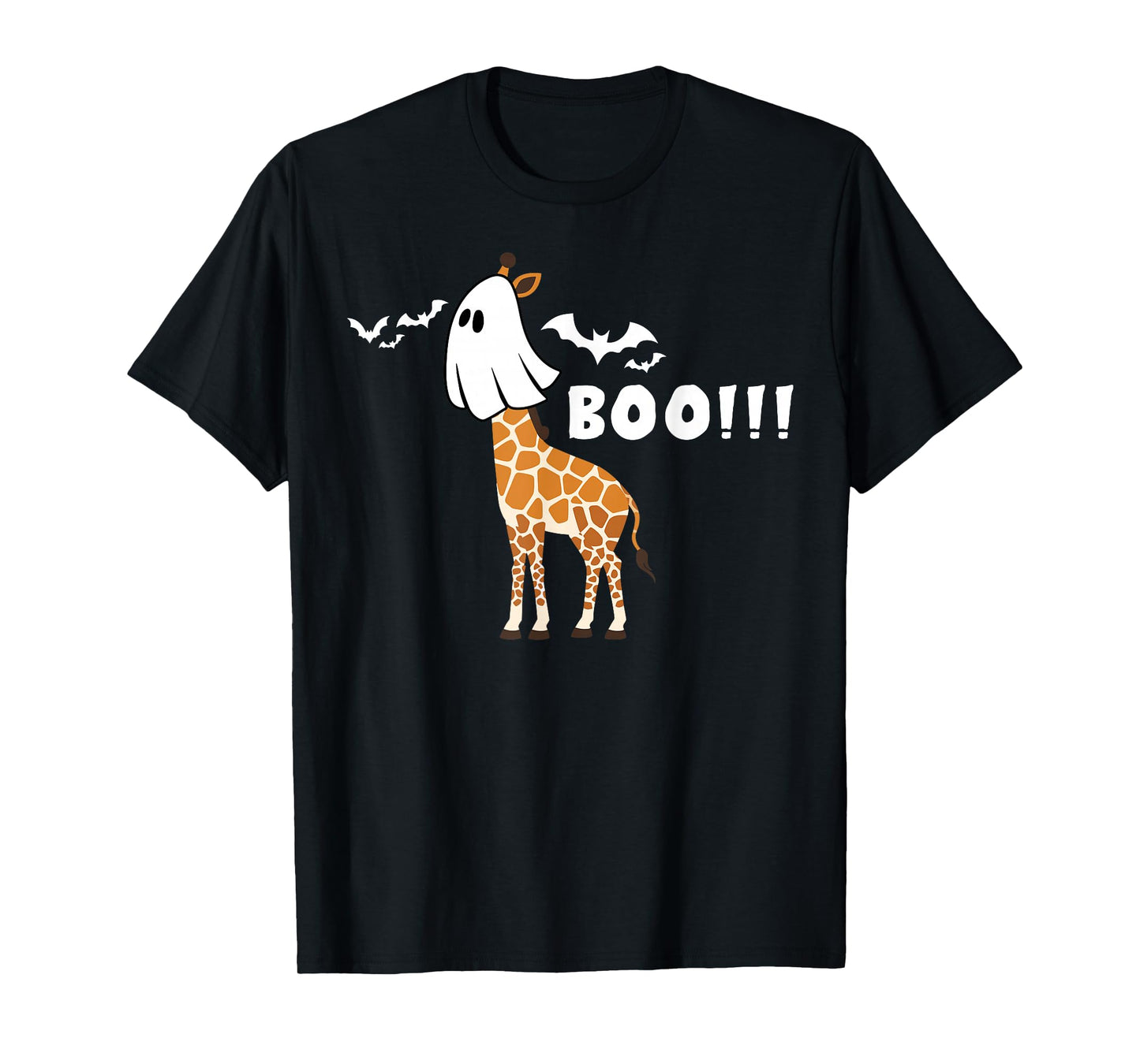 Giraffe Boo Halloween Fun Costume Party T-Shirt