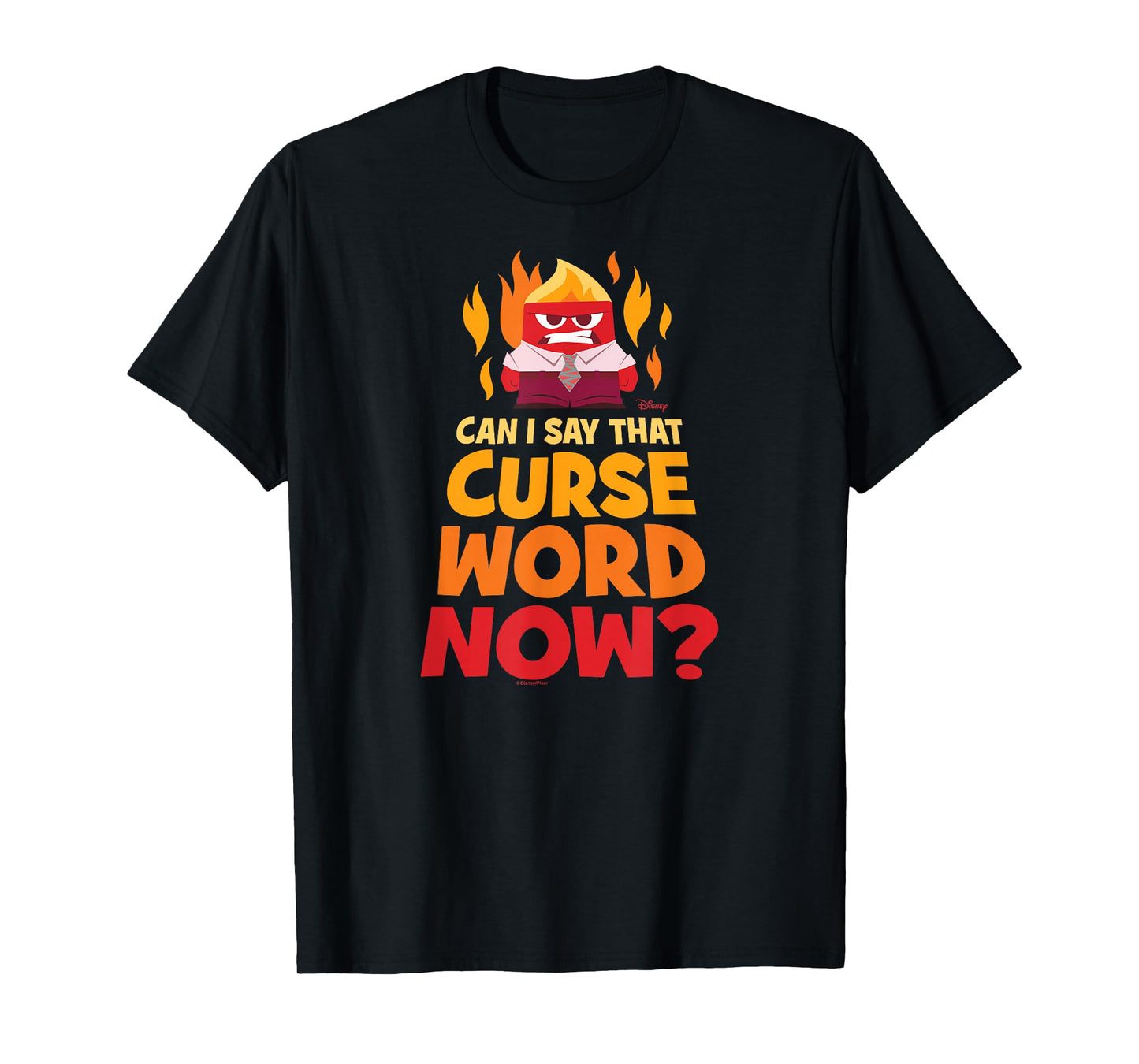 Inside Out - Anger Can I Say That Curse Word Now? T-Shirt