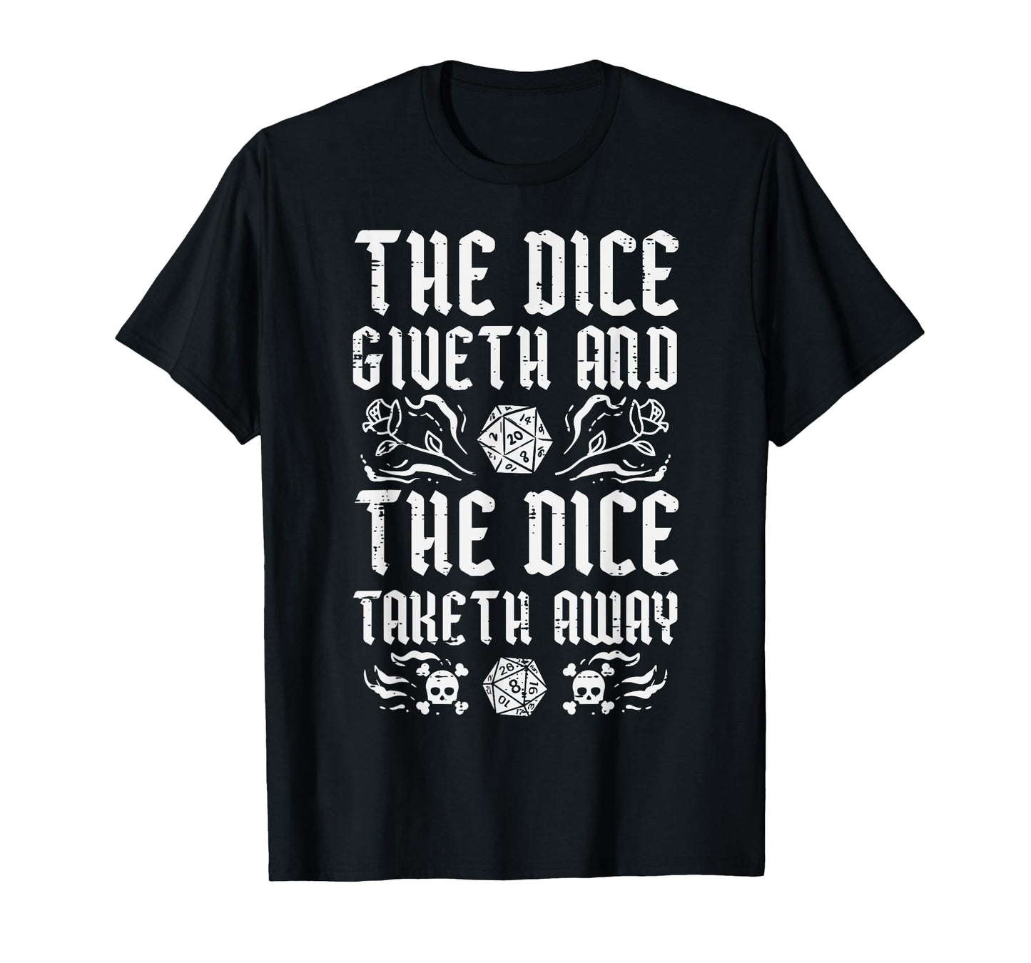 Rpg Giveth Taketh Funny Gamer Men Boys Kids T-Shirt