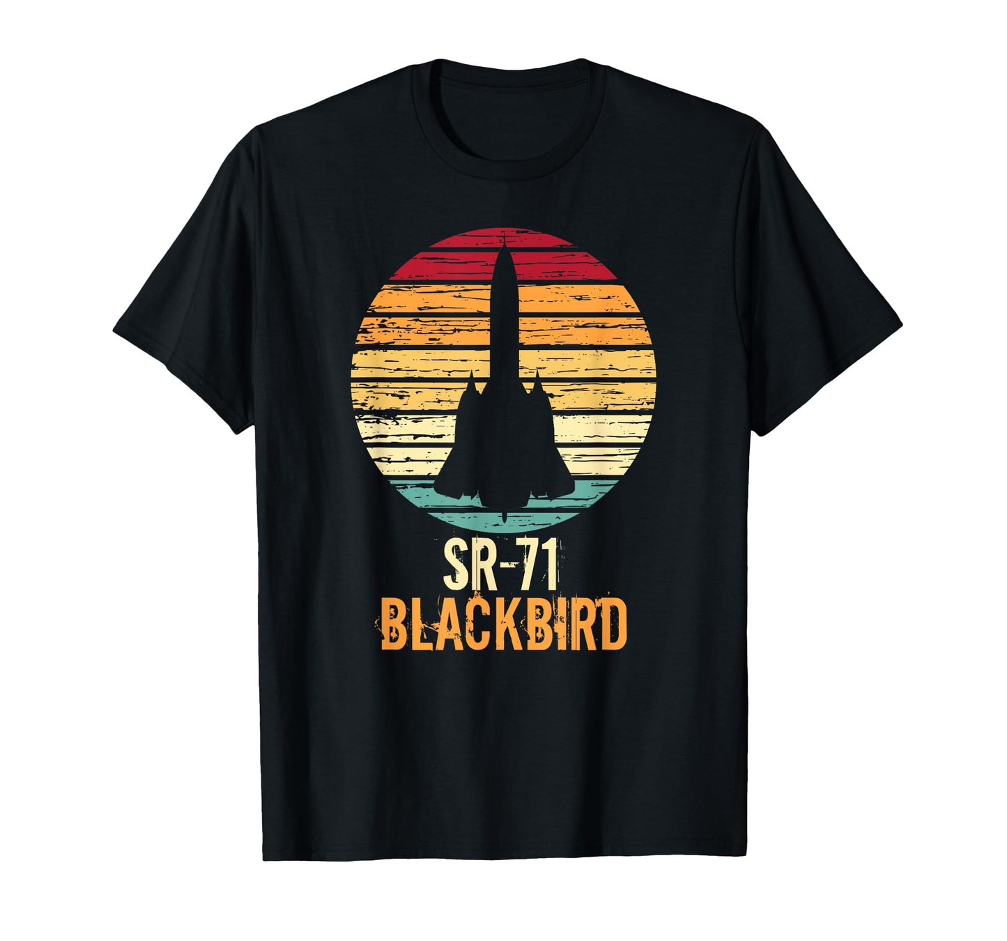 Vintage SR-71 Blackbird Military Aviation Aircraft T-Shirt