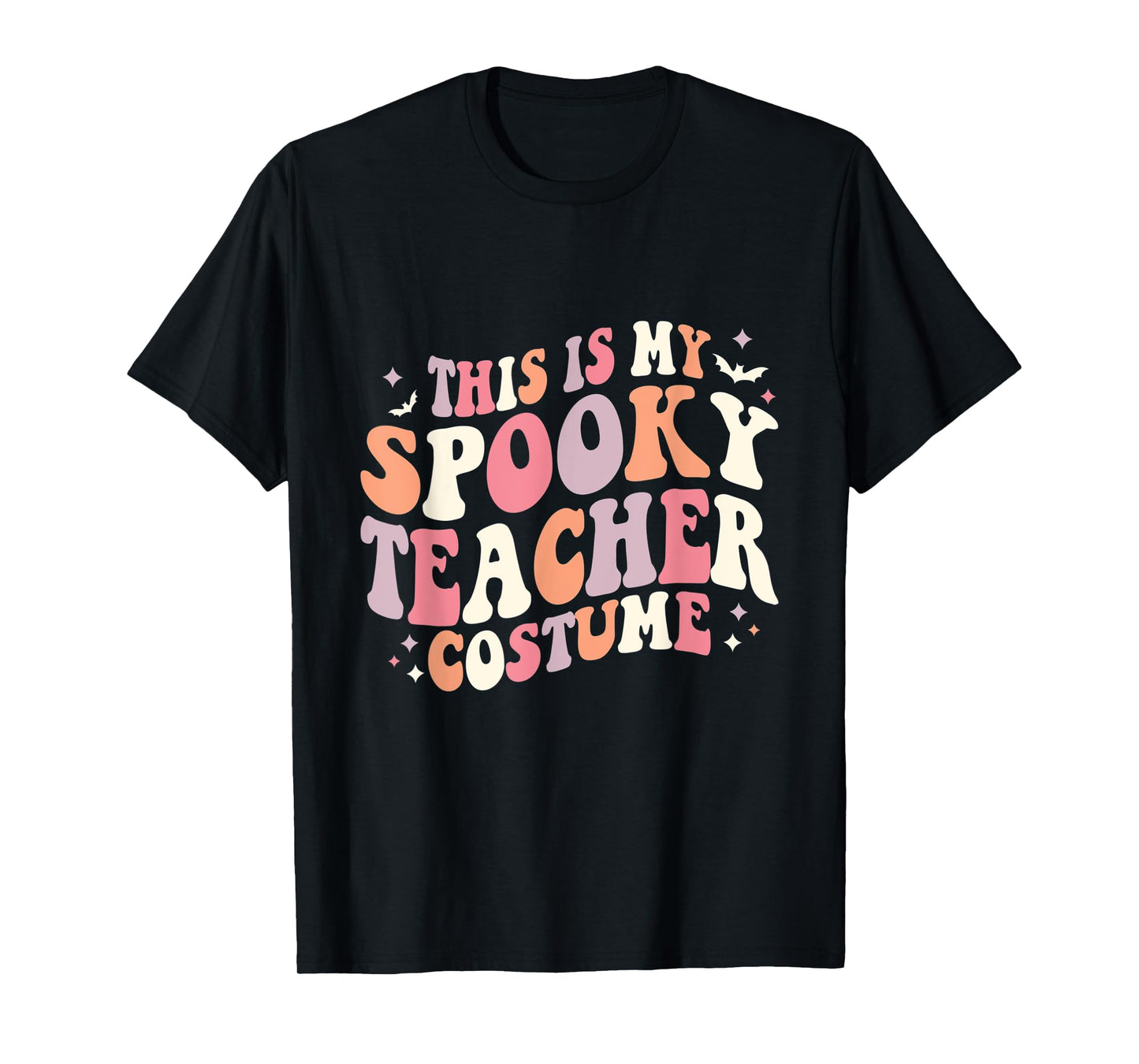 Retro Halloween This is my Spooky School Teacher Costume T-Shirt