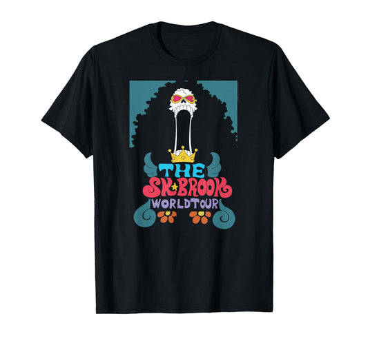 One Piece Anime Soul King Brook World Tour Concert T-Shirt