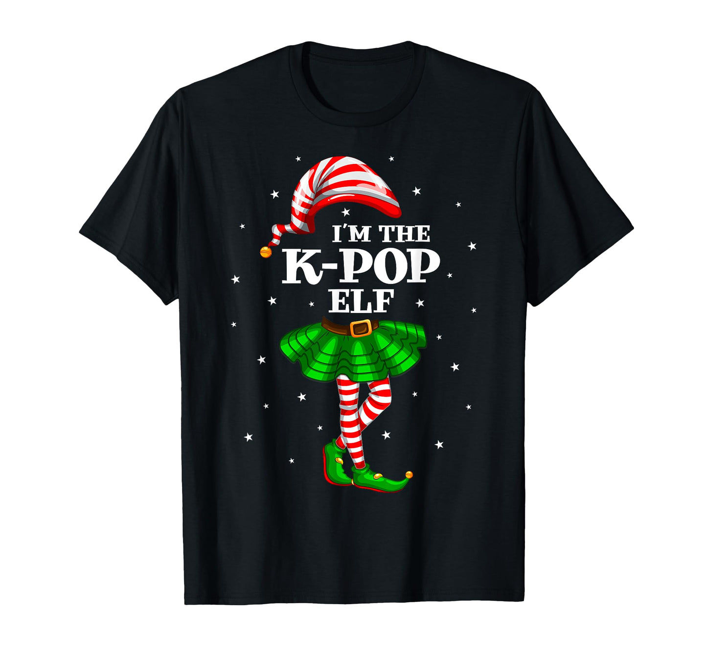 Matching Family Group I'm The K-Pop Elf Christmas T-Shirt