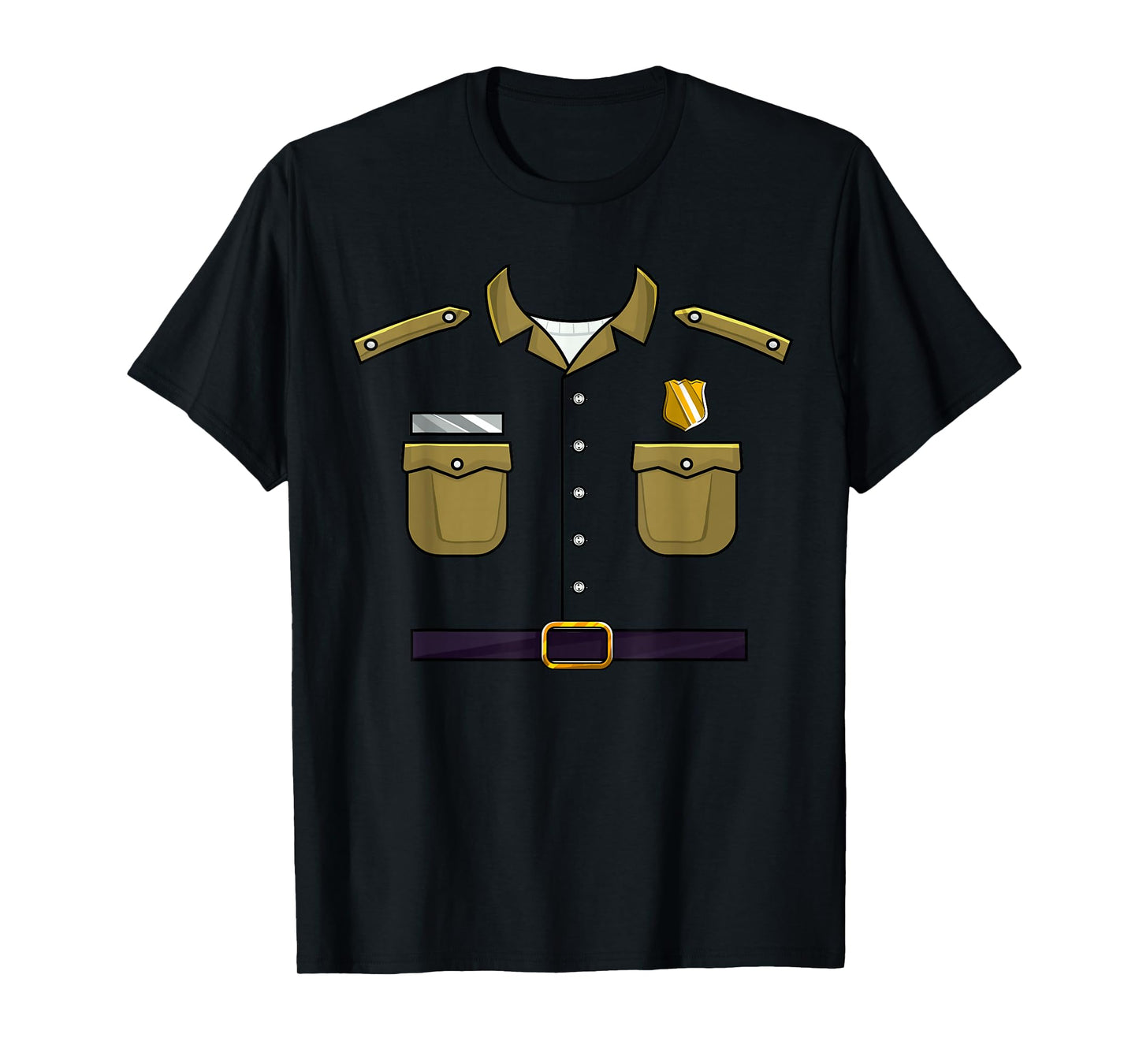 Forest Park Ranger Easy Lazy Funny Halloween Costume Cosplay T-Shirt