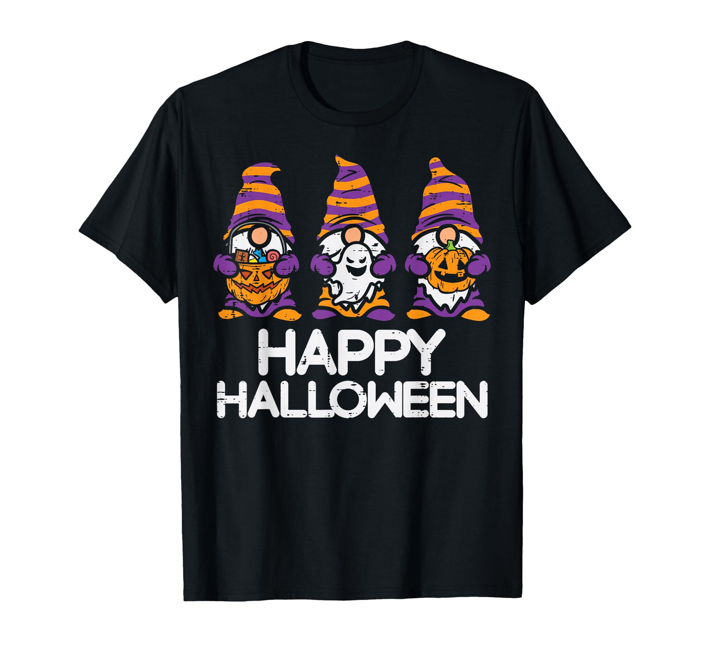 Nordic Gnomes Happy Halloween Costume Garden Men Women Kids T-Shirt