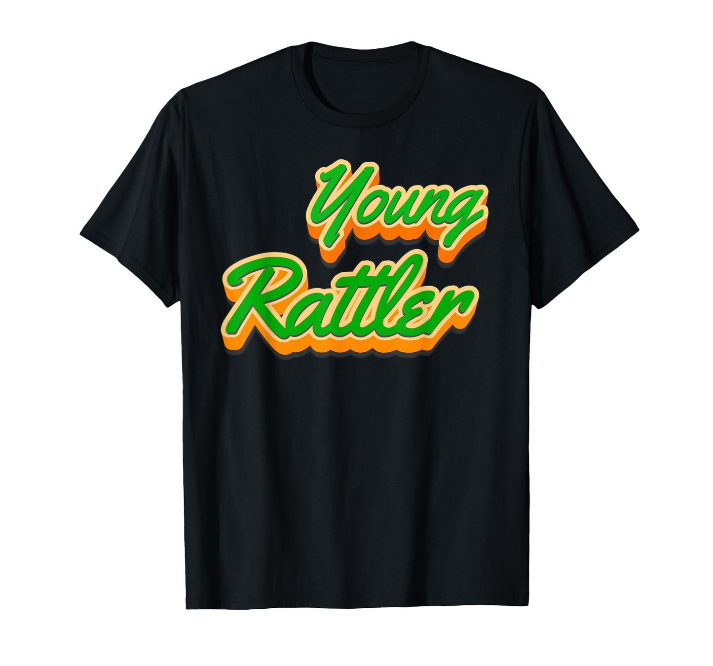 Florida AM Apparel Unisex-Kids Black Cotton, Polyester Casual Lightweight T-Shirt with Round Collar and Short Sleeves - Small