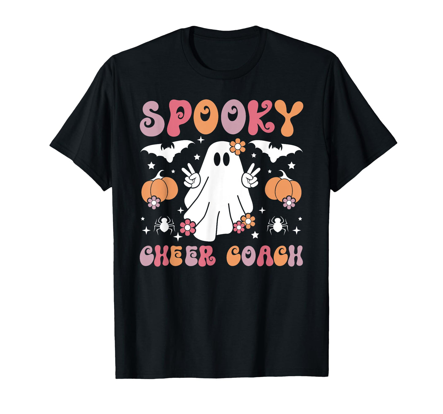 Spooky Cheer Coach Halloween Cheerleading Coach T-Shirt