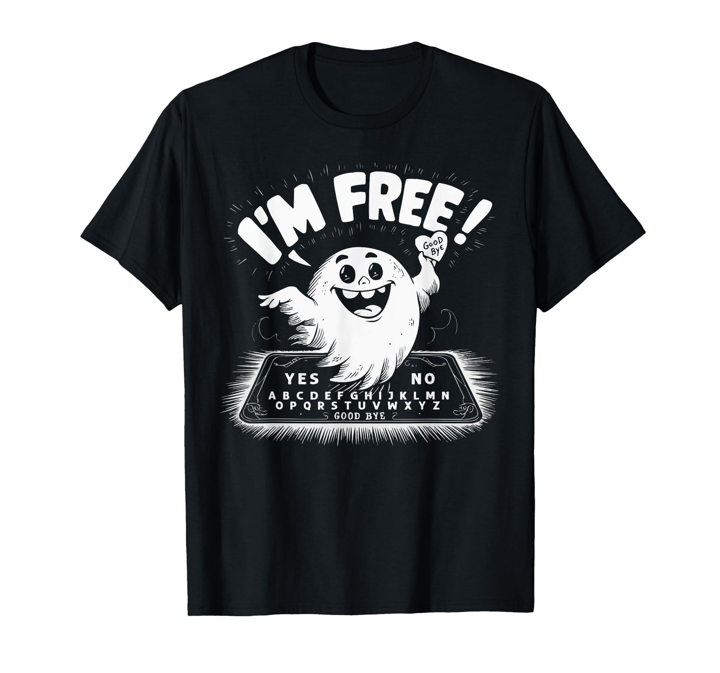 Ouija Board Paranormal Spirit Board Trick Or Treat Halloween T-Shirt